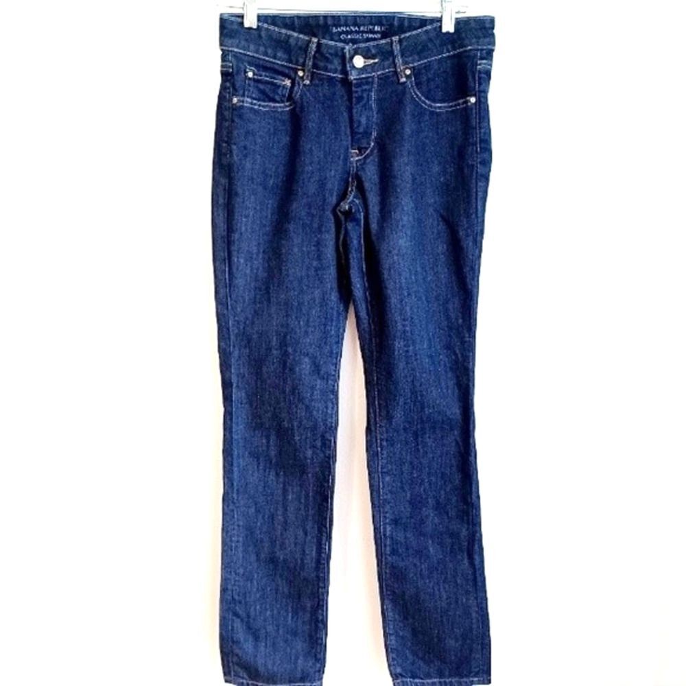 Banana Republic classic skinny mid-rise straight legs jeans Size 6